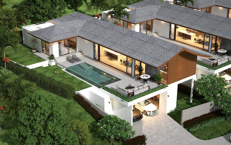 New boutique complex of villas with panoramic views, Samui, Thailand — photo 2