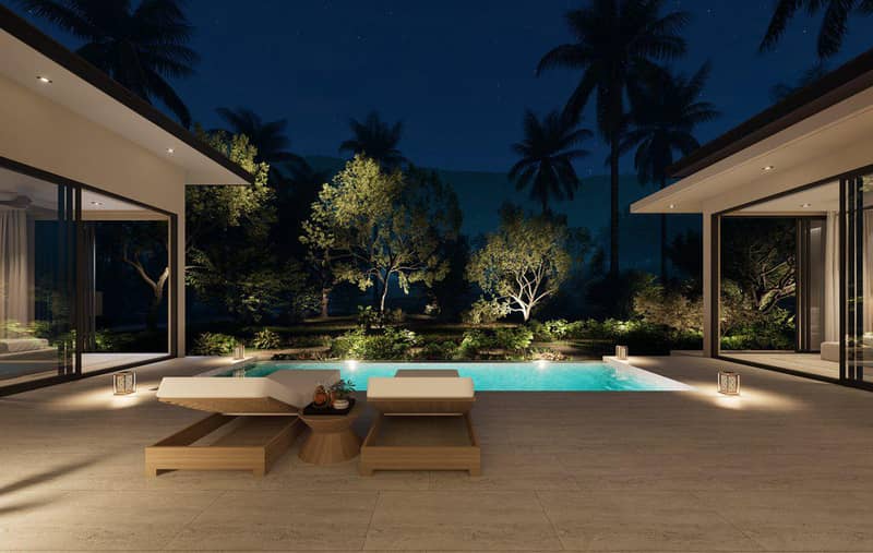 New complex of villas with swimming pools, 5 minutes away from the center of Chaweng, Samui, Thailand — photo 15