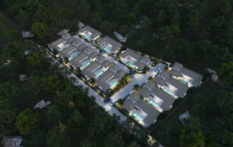 New complex of villas with swimming pools, 5 minutes away from the center of Chaweng, Samui, Thailand — photo 24