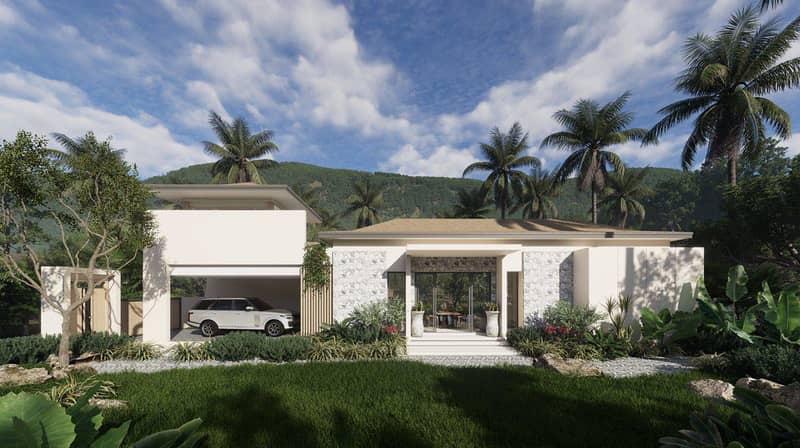 New complex of villas with swimming pools, 5 minutes away from the center of Chaweng, Samui, Thailand — photo 18