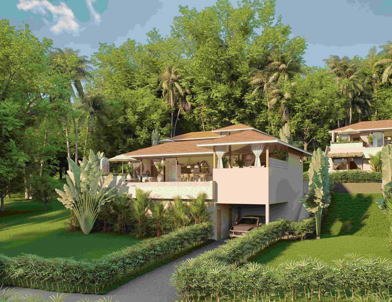 New complex of villas with swimming pool, 5 minutes from Lamai Beach, Samui, Thailand — photo 20