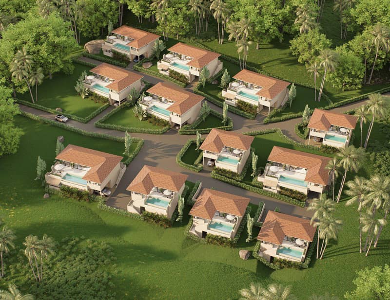 New complex of villas with swimming pool, 5 minutes from Lamai Beach, Samui, Thailand — photo 2
