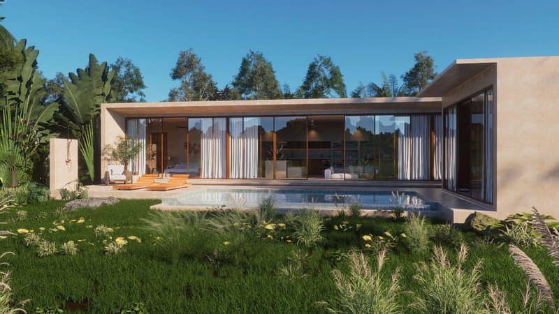 New complex of villas with swimming pools, 5 minutes from Maenam Beach, Samui, Thailand — photo 13