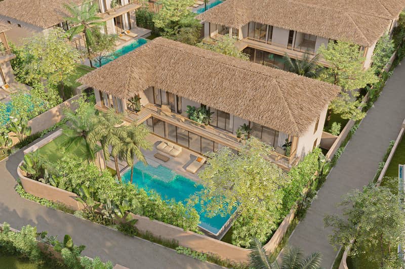 Tropical villas with pools within walking distance of Maenam Beach, Koh Samui, Thailand — photo 6