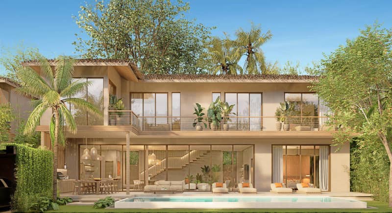 Tropical villas with pools within walking distance of Maenam Beach, Koh Samui, Thailand — photo 3