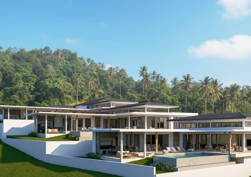 New exclusive complex of villas with pools and panoramic views, Lamai, Koh Samui, Thailand — photo 3