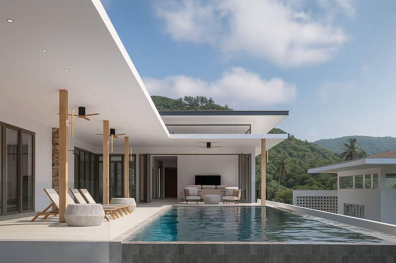 New exclusive complex of villas with pools and panoramic views, Lamai, Koh Samui, Thailand — photo 5