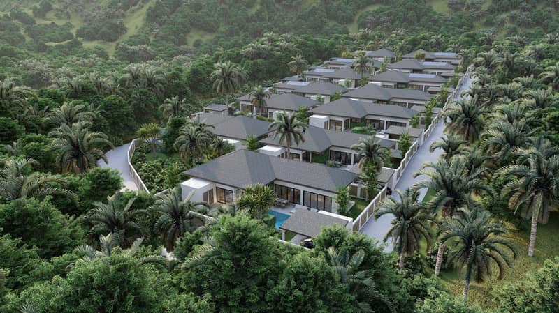 Complex of villas with swimming pools, 5 minutes from beaches, Maenam, Samui, Thailand — photo 10