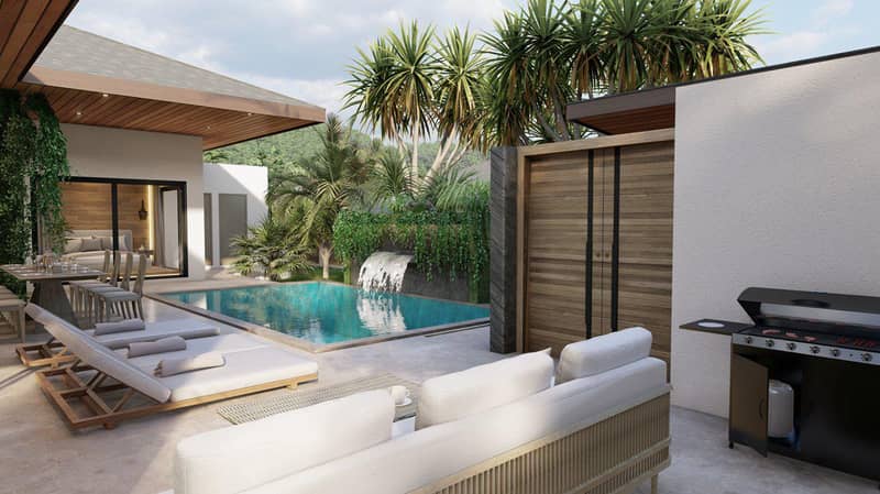 Complex of villas with swimming pools, 5 minutes from beaches, Maenam, Samui, Thailand — photo 8