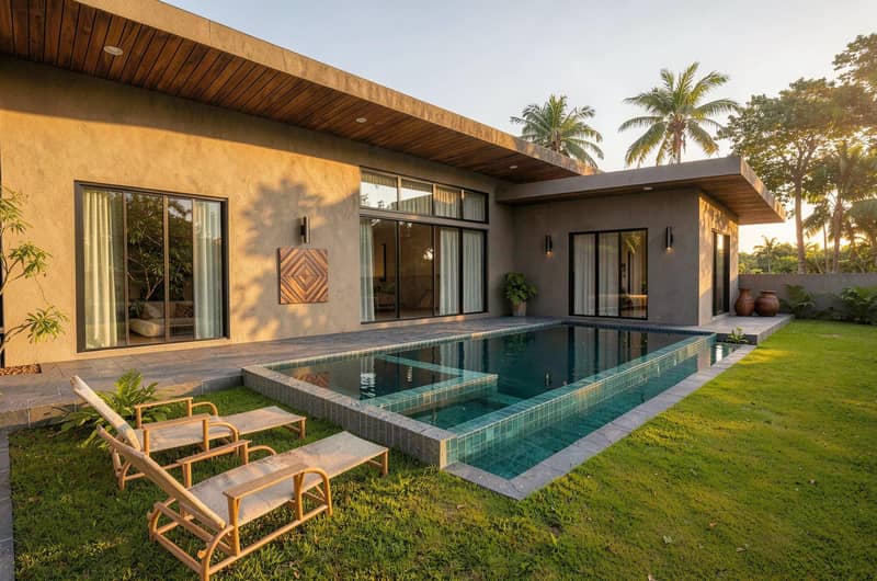 New complex of tropical villas with a wellness center, 200 meters from Maenam Beach, Samui, Thailand — photo 14