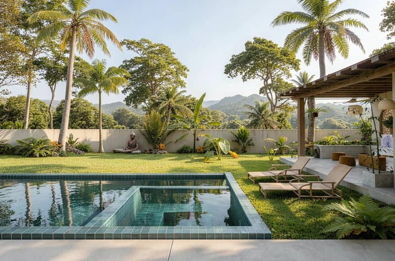 New complex of tropical villas with a wellness center, 200 meters from Maenam Beach, Samui, Thailand — photo 15