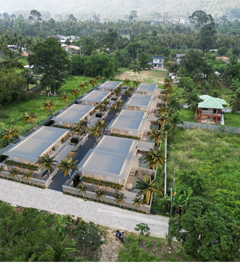 New complex of villas with swimming pools, 4 minutes from Lamai Beach, Samui, Thailand — photo 29