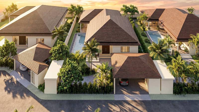Exclusive project of luxury villas with swimming pools near Maenam Beach, Samui, Thailand — photo 12