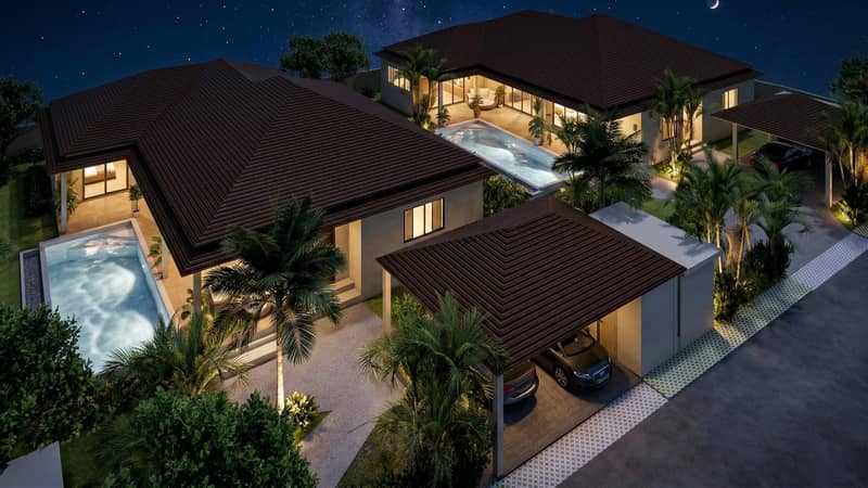 Exclusive project of luxury villas with swimming pools near Maenam Beach, Samui, Thailand — photo 7
