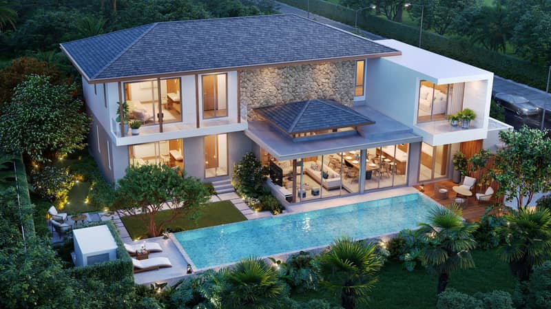 New complex of luxury villas with swimming pools, 6 minutes from Bang Tao Beach, Phuket, Thailand — photo 7
