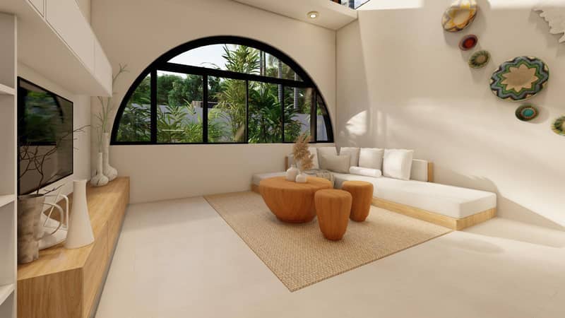 Complex of villas with swimming pools close to beaches, Maenam, Samui, Thailand — photo 5