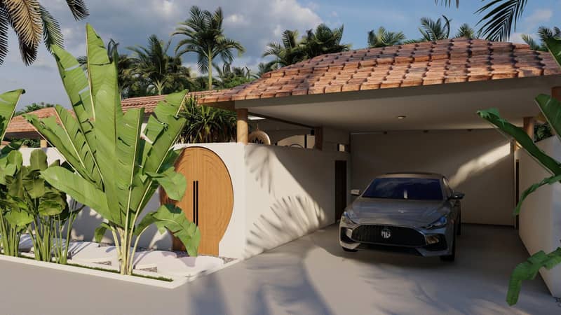 Complex of villas with swimming pools close to beaches, Maenam, Samui, Thailand — photo 16