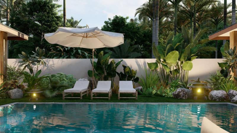 New complex of villas with swimming pool close to Lamai Beach, Samui, Thailand — photo 17