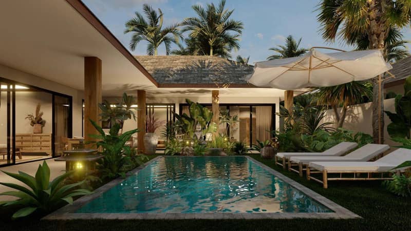 New complex of villas with swimming pool close to Lamai Beach, Samui, Thailand — photo 19