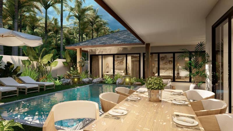 New complex of villas with swimming pool close to Lamai Beach, Samui, Thailand — photo 16