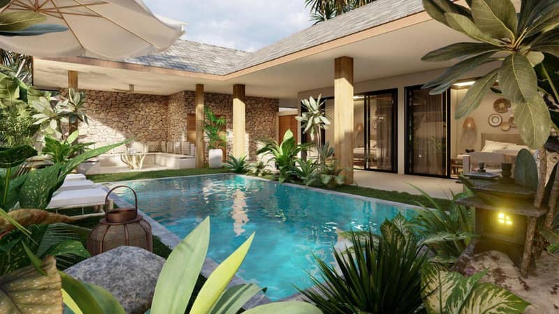 New complex of villas with swimming pool close to Lamai Beach, Samui, Thailand — photo 18