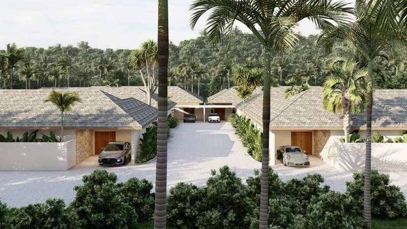 New complex of villas with swimming pool close to Lamai Beach, Samui, Thailand — photo 23