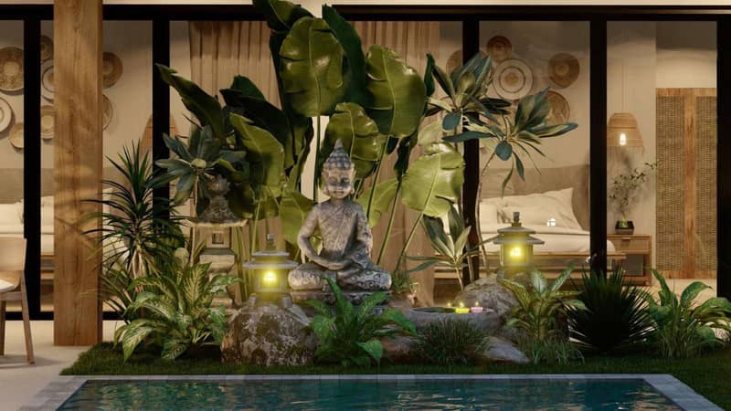 New complex of villas with swimming pool close to Lamai Beach, Samui, Thailand — photo 22