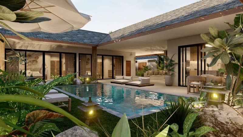New complex of villas with swimming pool close to Lamai Beach, Samui, Thailand — photo 20