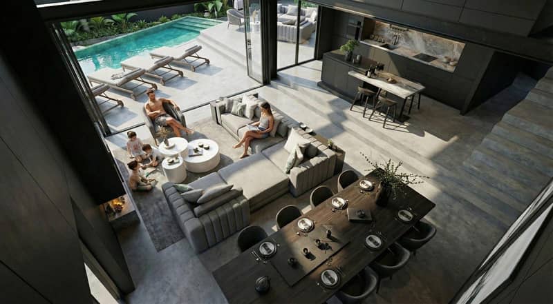 Luxury townhouses surrounded by tropical greenery, Bophut, Koh Samui, Thailand — photo 13