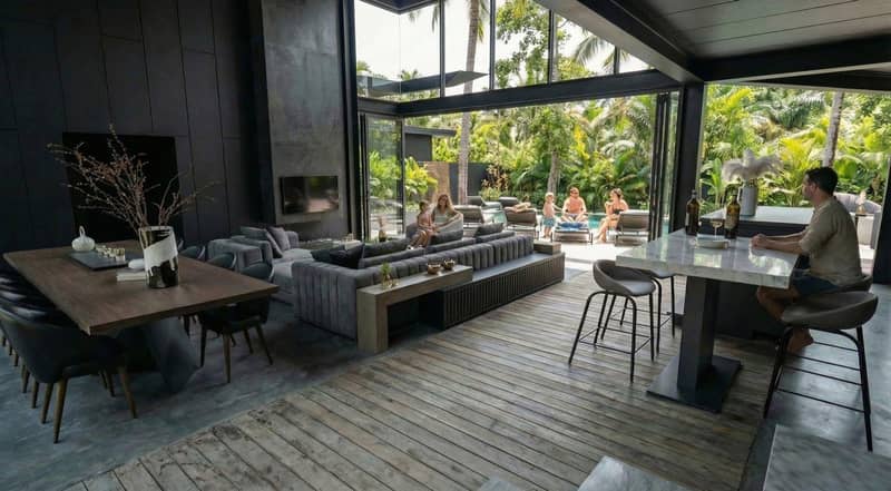 Luxury townhouses surrounded by tropical greenery, Bophut, Koh Samui, Thailand — photo 14