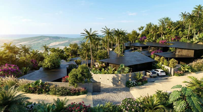 Luxury townhouses surrounded by tropical greenery, Bophut, Koh Samui, Thailand — photo 4