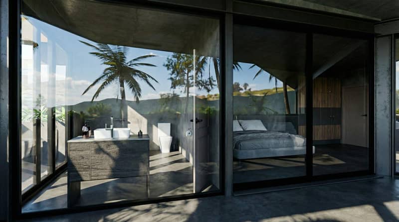 New villas with pools and sea views surrounded by palm trees, Bophut, Koh Samui, Thailand — photo 10