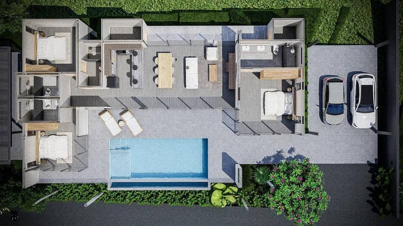 New villas with coworking and recreation area, just 5 minutes from Maenam Beach, Samui, Surat Thani, Thailand — photo 18