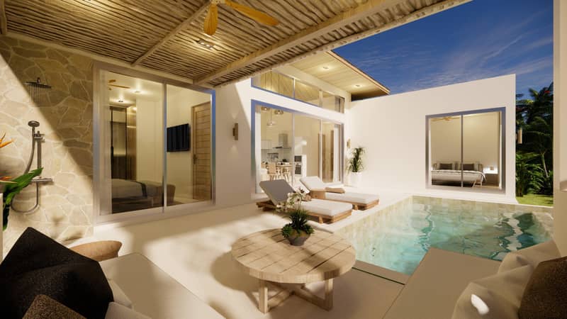 New villas with pools 5-minute walk from Plai Laem Beach, Koh Samui, Thailand — photo 4