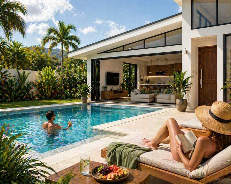 Contemporary villas with pools in the prestigious Namuang area of Koh Samui, Thailand — photo 6