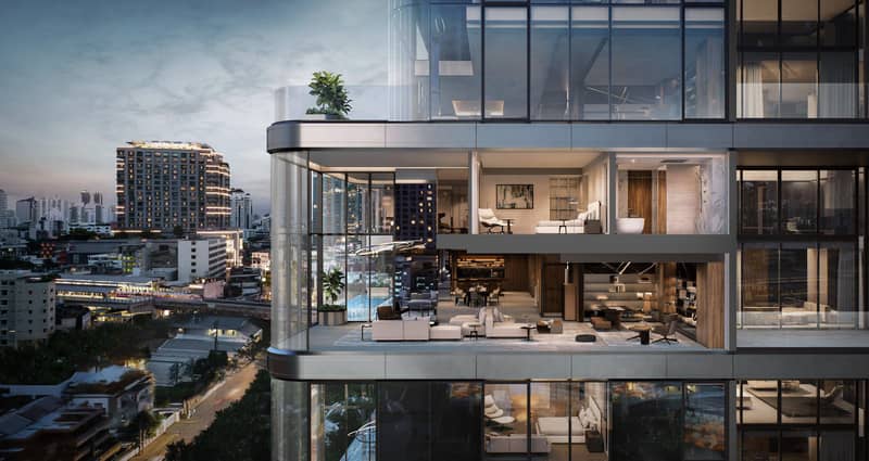 Exclusive apartments in Porsche Design Tower, Thonglor, Bangkok, Thailand — photo 4