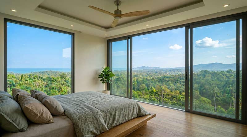 New villas with pools and sea views in Bophut, Koh Samui, Thailand — photo 10