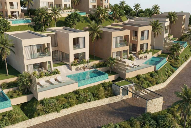 New villas with pools and sea views in Bophut, Koh Samui, Thailand — photo 3