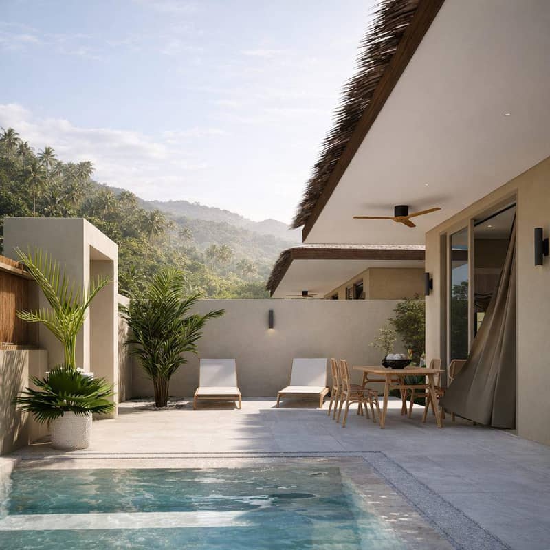 Stylish villas with pools surrounded by nature, Lamai, Koh Samui, Thailand — photo 7