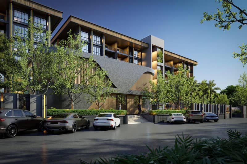 New complex of villas with a swimming pool and a gym in Jomtien, Pattaya, Thailand — photo 12