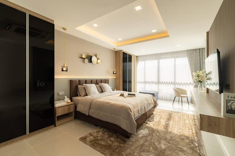New complex of villas with a swimming pool and a gym in Jomtien, Pattaya, Thailand — photo 34