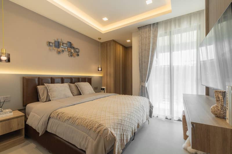 New complex of villas with a swimming pool and a gym in Jomtien, Pattaya, Thailand — photo 37