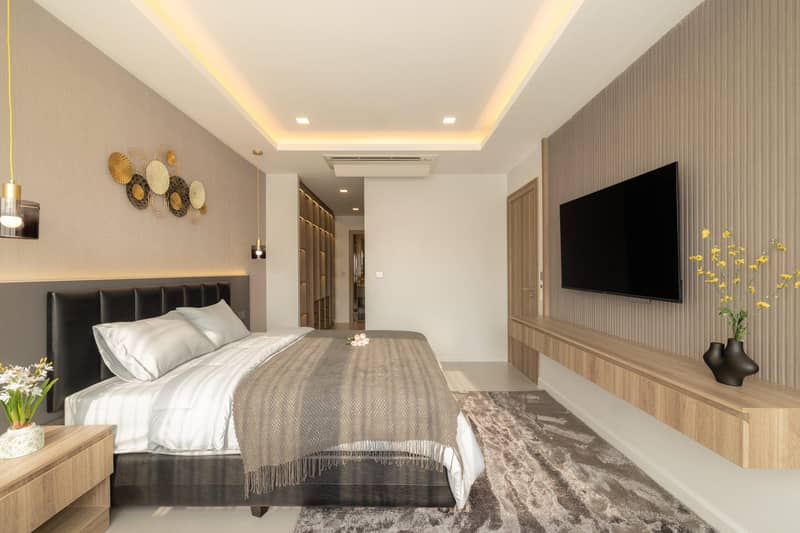 New complex of villas with a swimming pool and a gym in Jomtien, Pattaya, Thailand — photo 47