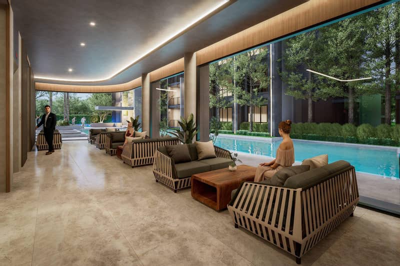 New complex of villas with a swimming pool and a gym in Jomtien, Pattaya, Thailand — photo 14