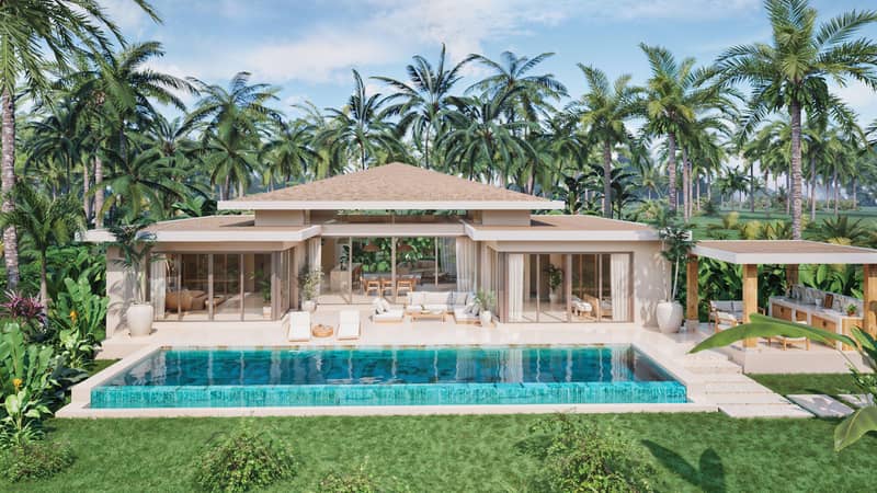 New villas with access to hotel amenities, 200 m from Maenam Beach, Samui, Thailand — photo 27