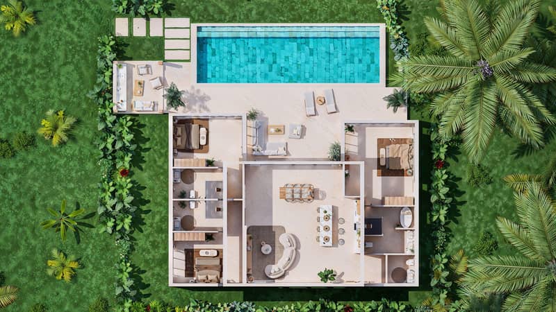 New villas with access to hotel amenities, 200 m from Maenam Beach, Samui, Thailand — photo 56