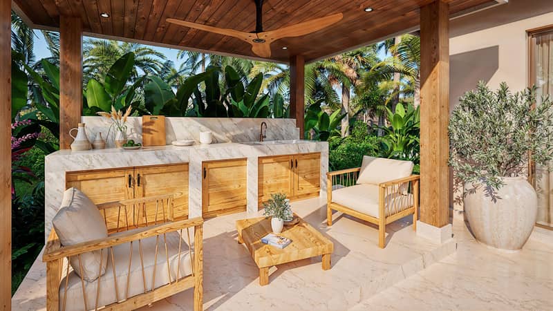 New villas with access to hotel amenities, 200 m from Maenam Beach, Samui, Thailand — photo 5