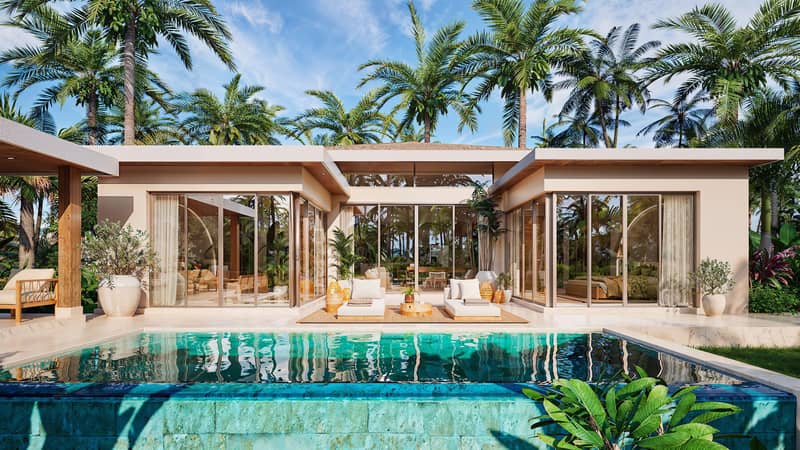 New villas with access to hotel amenities, 200 m from Maenam Beach, Samui, Thailand — photo 3