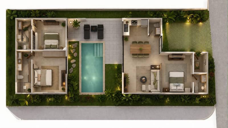 New villas with pools near Fisherman's Village, Bophut, Koh Samui, Thailand — photo 11