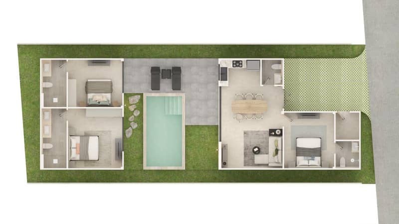 New villas with pools near Fisherman's Village, Bophut, Koh Samui, Thailand — photo 12